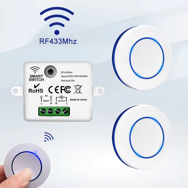 Touch Dimmer Lamp - RF 433MHz Wireless Remote Control Light
