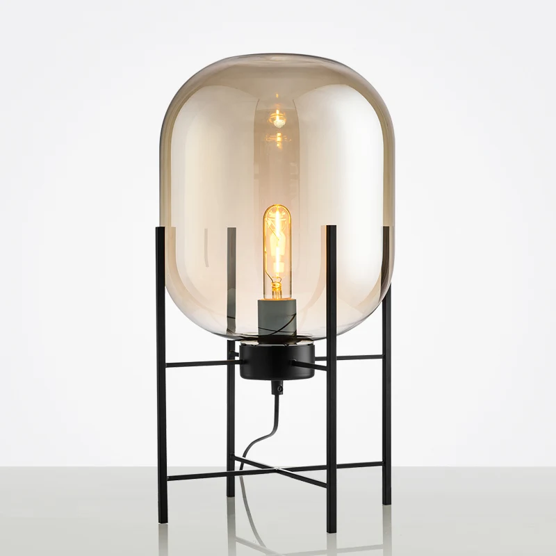 Lava Lamp Desktop - Nordic Table Lamp Postmodern E27 Glass