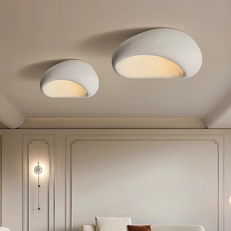 Decor Lighting Fixtures - Nordic Minimalist Wabi Sabi Cream Wind