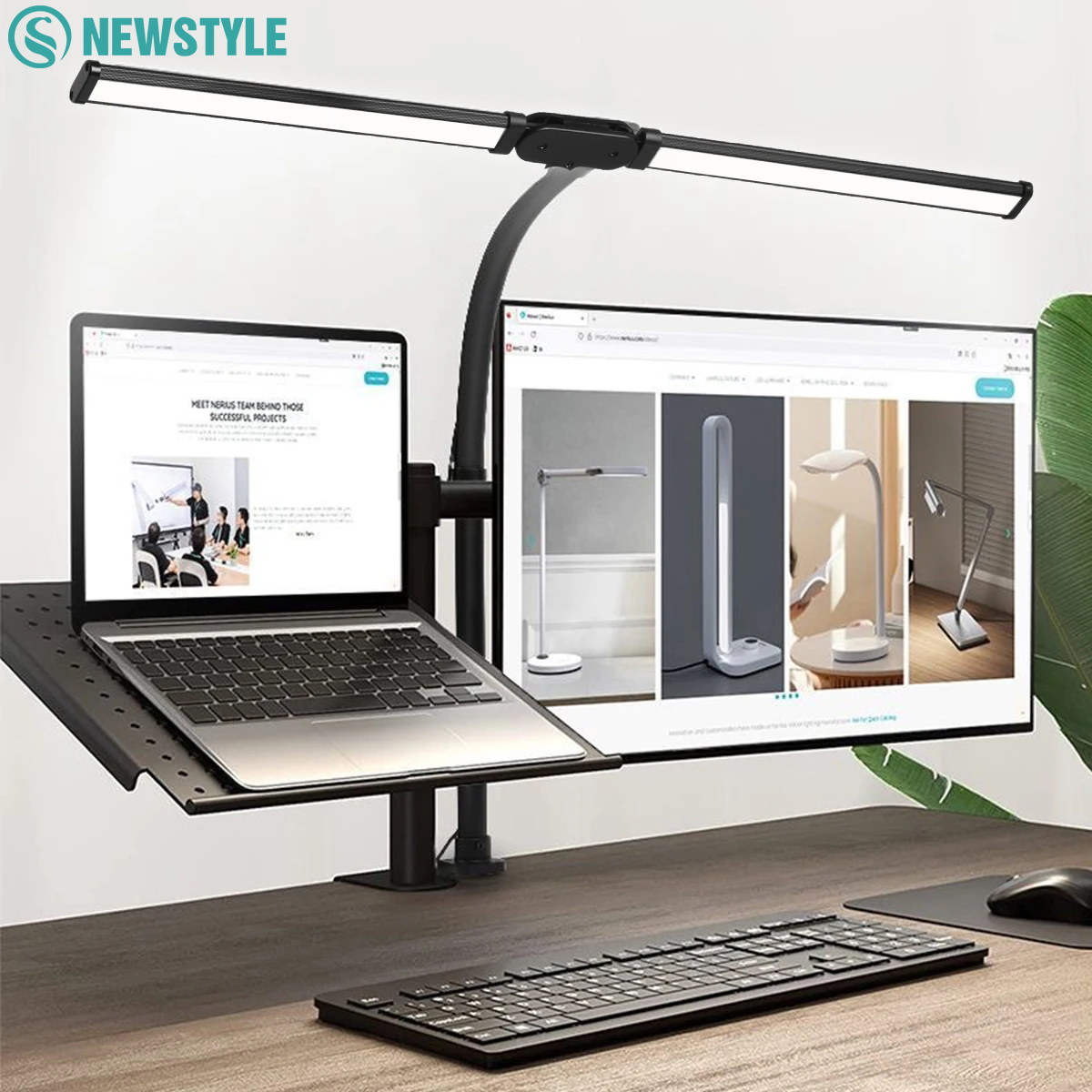 Eye-care LED Clip Metal Desk L - Colour Changing Bulb review and price