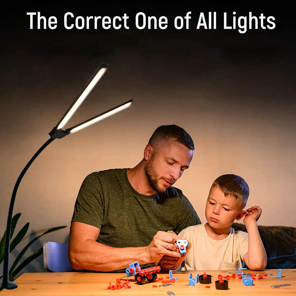 Eye-care LED Clip Metal Desk L - Colour Changing Bulb review and price