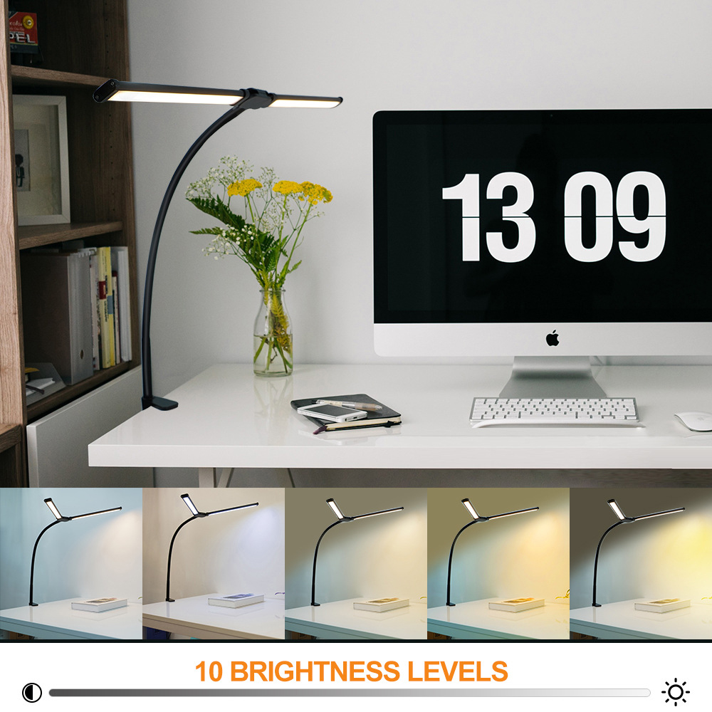Eye-care LED Clip Metal Desk L - Colour Changing Bulb review and price