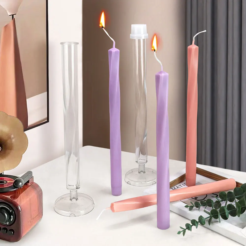 Spiral Square Column Plastic C - Candle Holder Set review and price