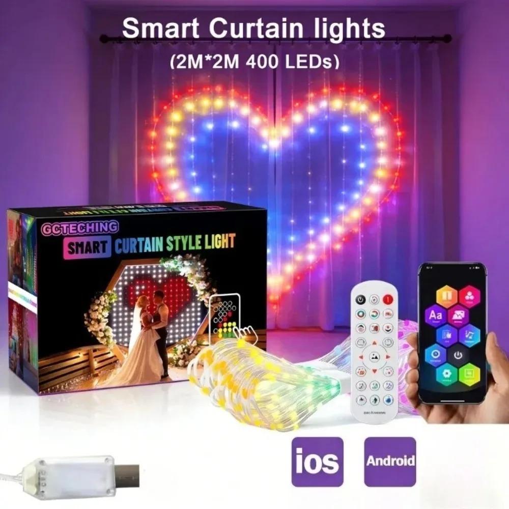 Outdoor LED Pixel Curtain Ligh - Lighting Decoration Outdoor review and price