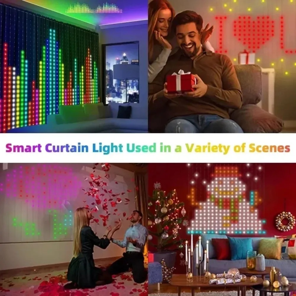 Outdoor LED Pixel Curtain Ligh - Lighting Decoration Outdoor review and price