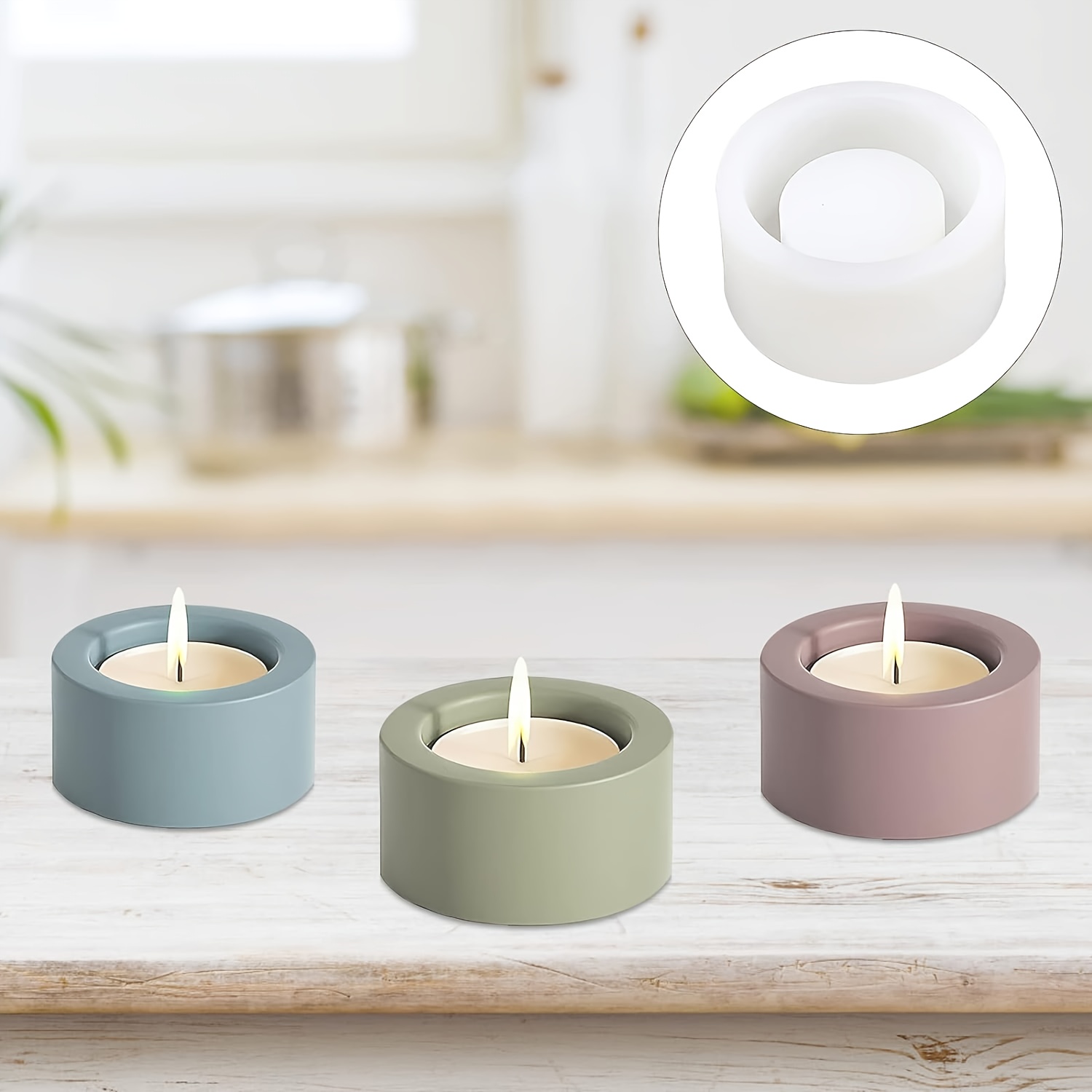 2 sets of resin silicone molds - Candle Holder Set review and price