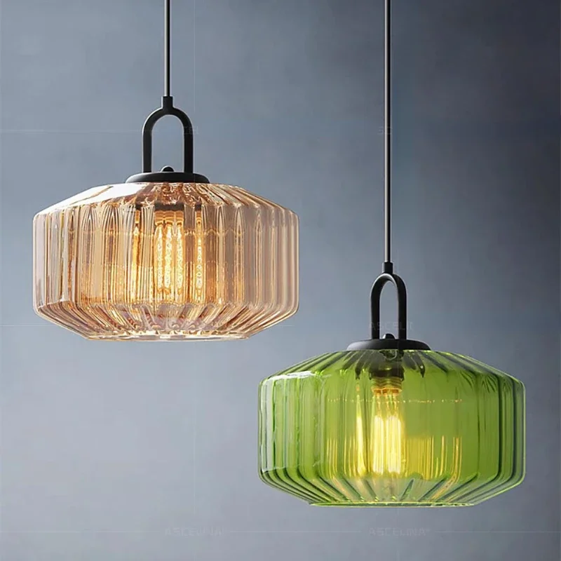 Nordic Retro Colour Glass Pend - Decor Lighting Fixtures review and price