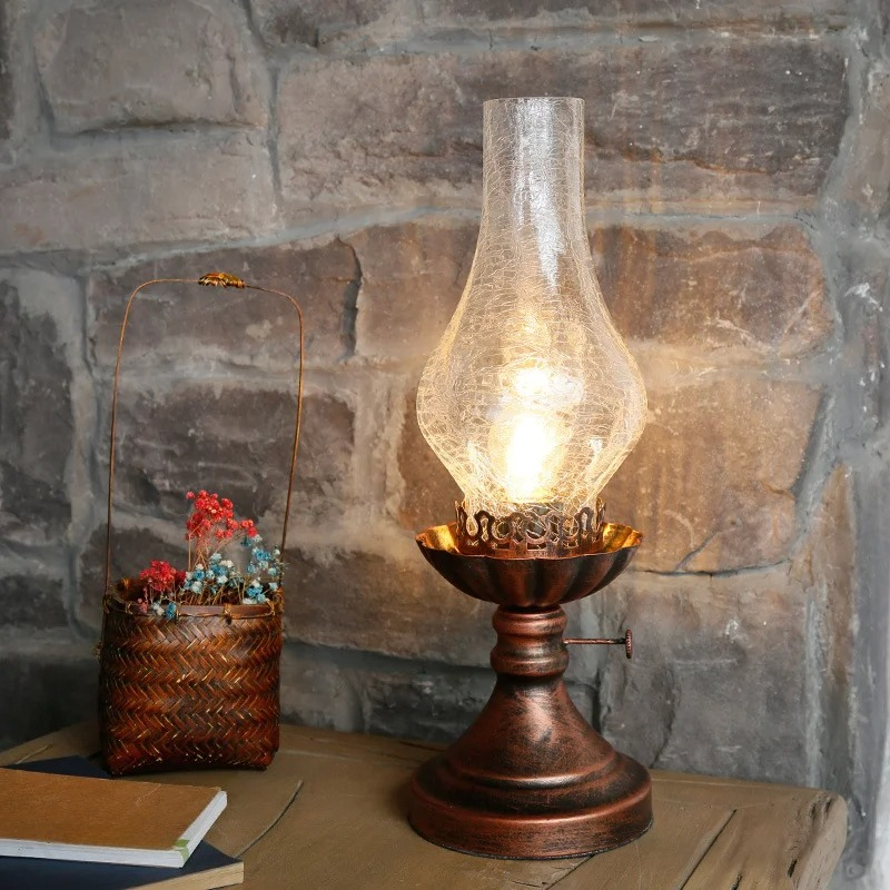 Creative Retro LED Old Table L - Restaurant Lighting Decoration review and price