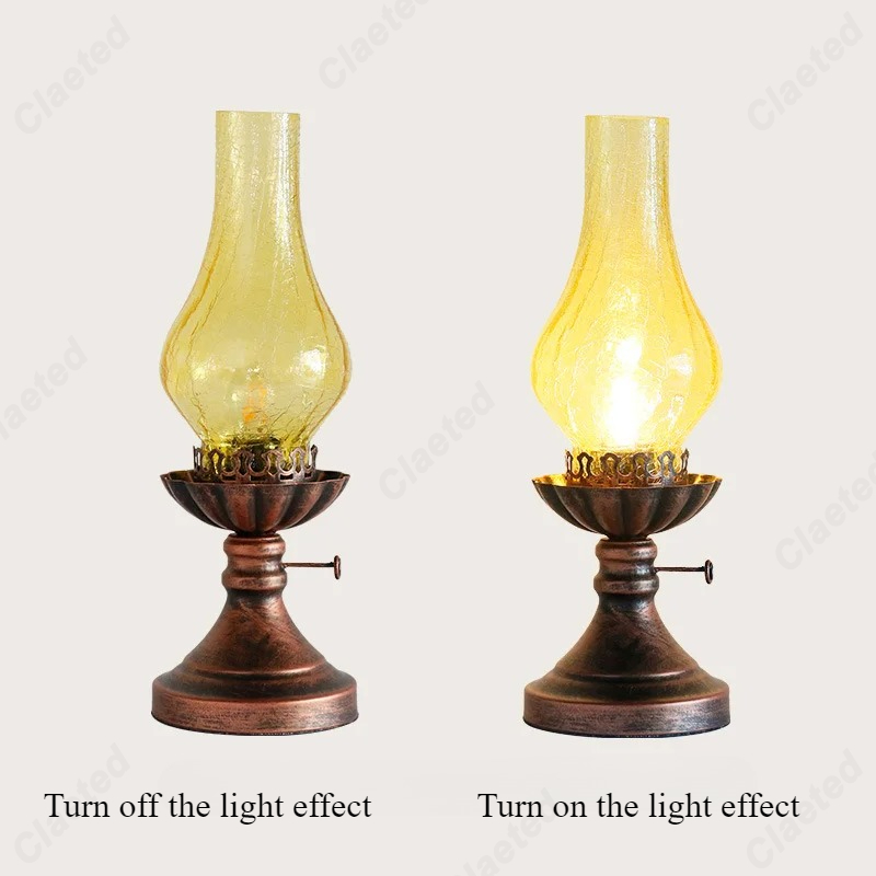 Creative Retro LED Old Table L - Restaurant Lighting Decoration review and price