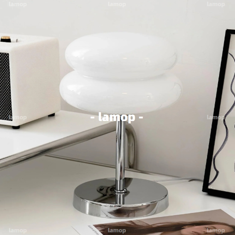 Bauhaus Cream‑Globe Table Lamp - Room Decor Lighting Lamp review and price