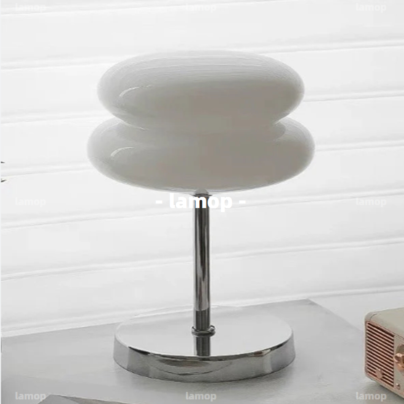 Bauhaus Cream‑Globe Table Lamp - Room Decor Lighting Lamp review and price