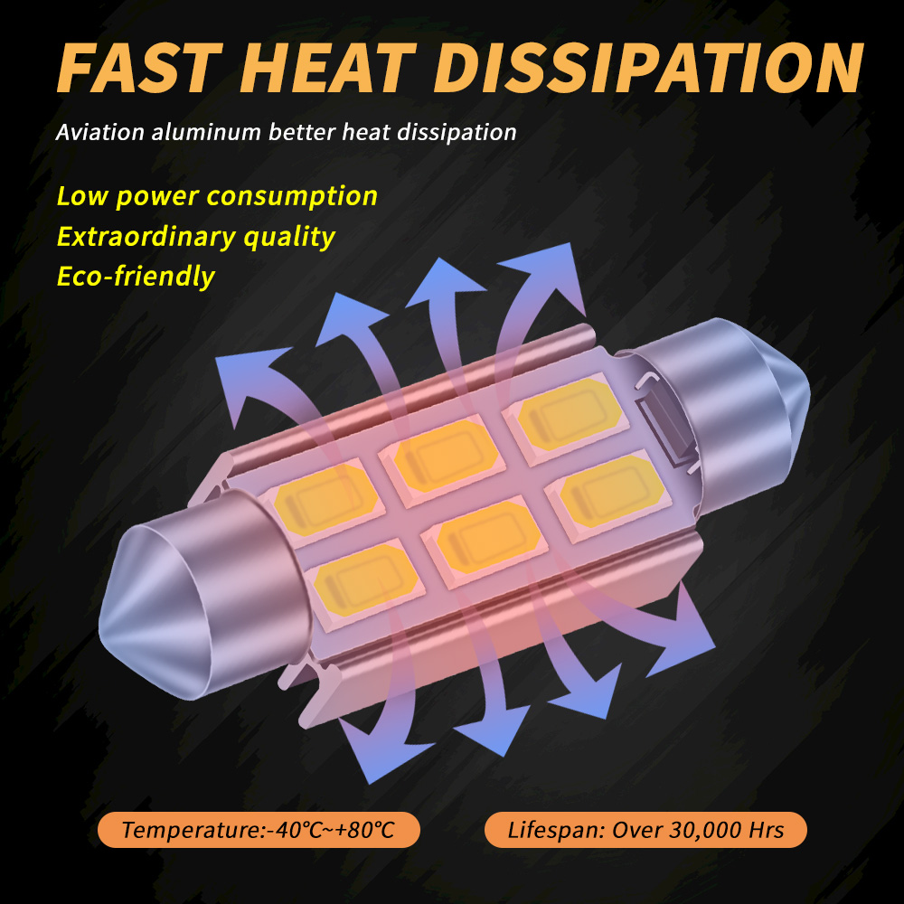 4Pcs C5W Led Car Festoon-31mm  - Colour Changing Bulb review and price