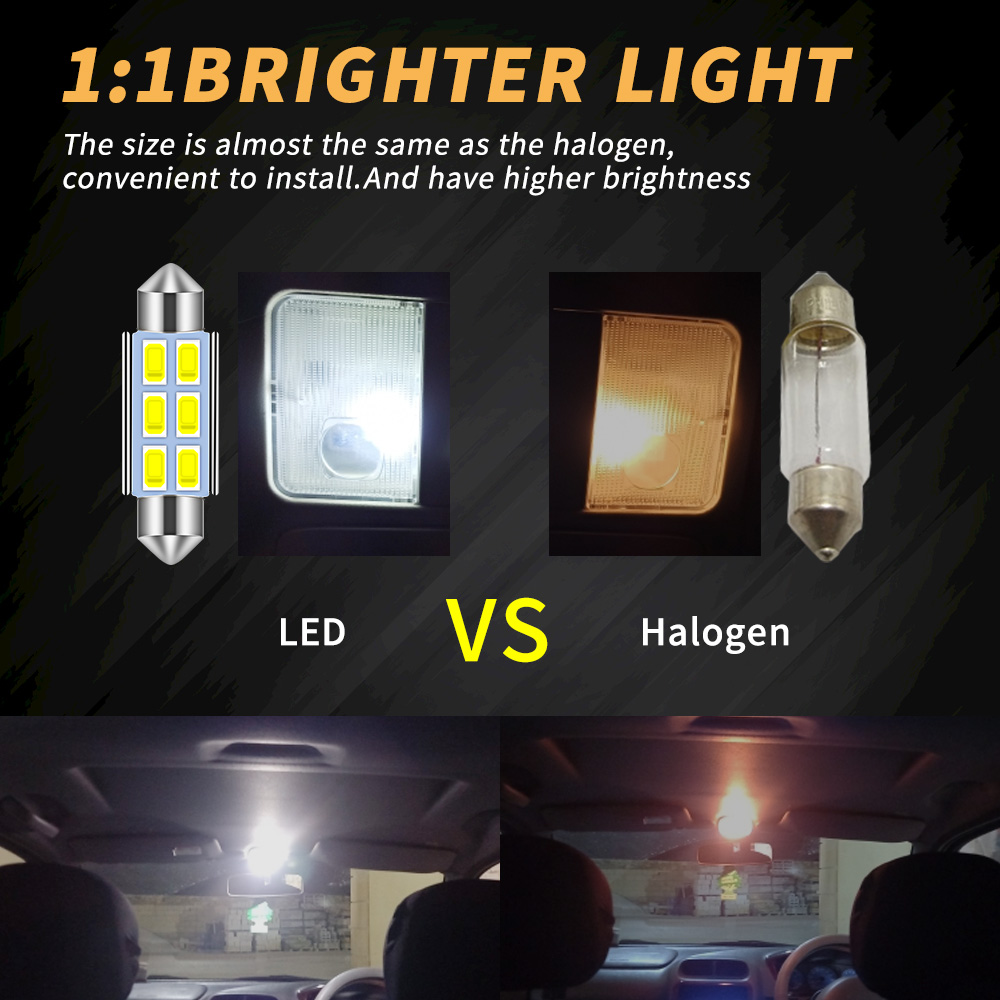 4Pcs C5W Led Car Festoon-31mm  - Colour Changing Bulb review and price