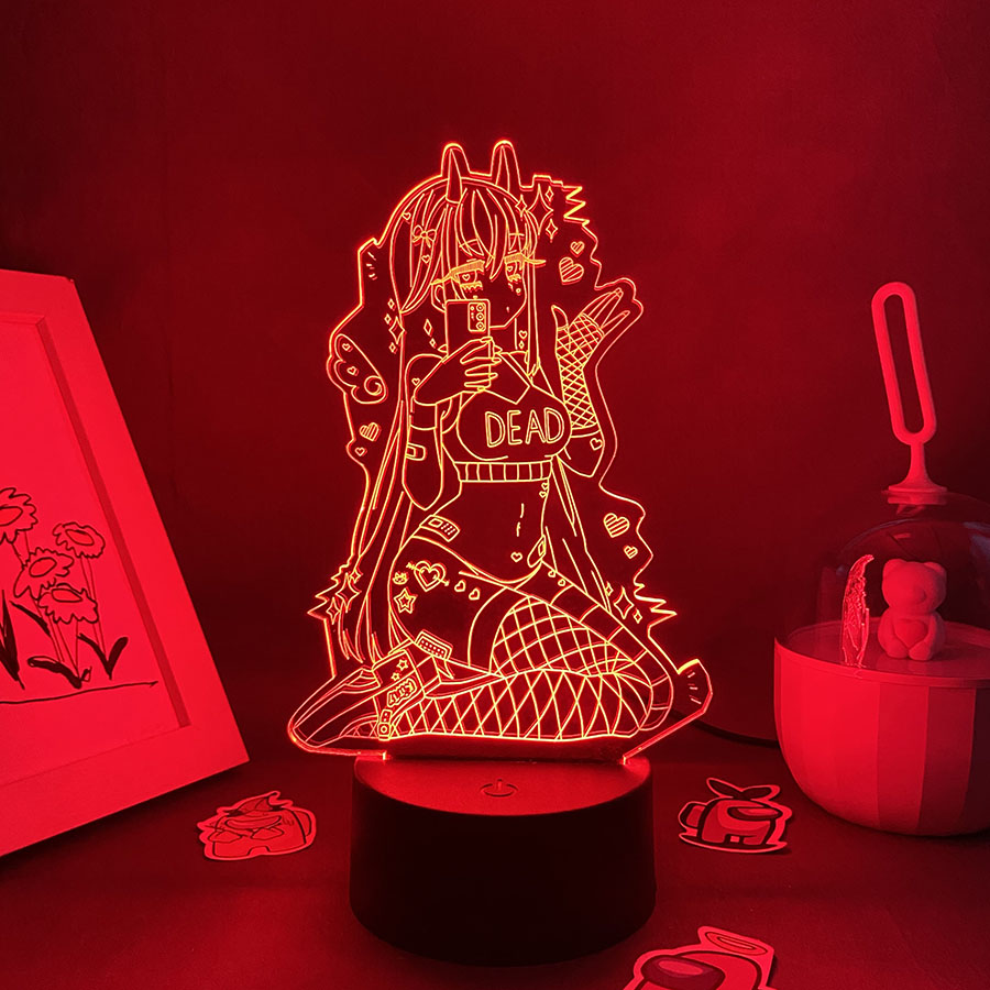 Anime Zero Two Figure 3D LED N - Lava Lamp Desktop review and price