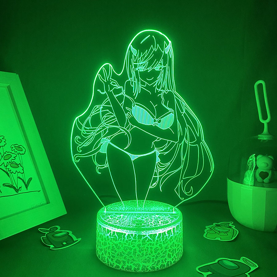Anime Zero Two Figure 3D LED N - Lava Lamp Desktop review and price