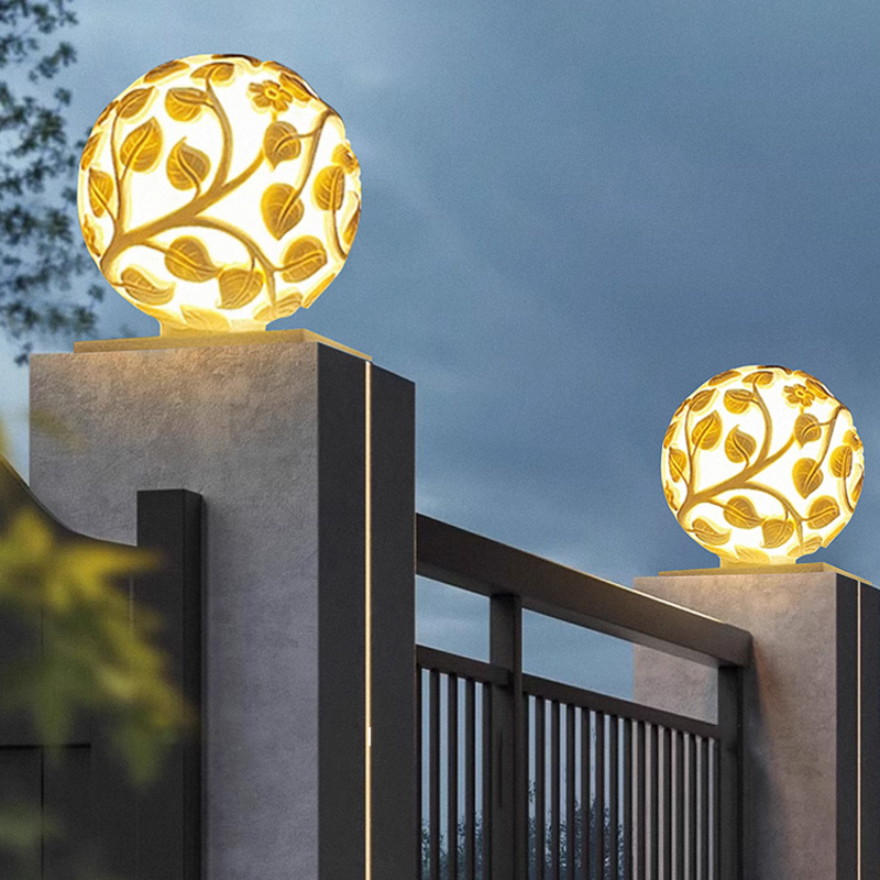Outdoor column lights solar LE - Lighting Decoration Outdoor review and price