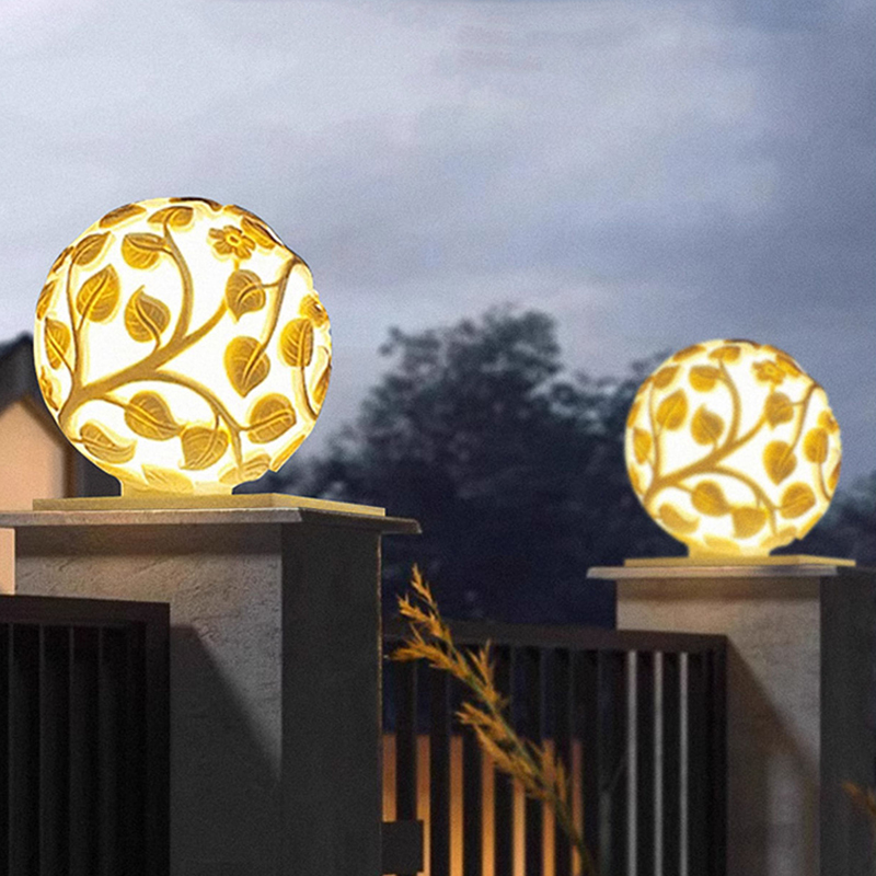 Outdoor column lights solar LE - Lighting Decoration Outdoor review and price