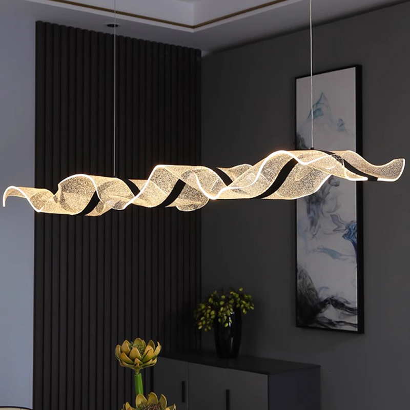 Modern Wave LED Pendant Light  - Decor Lighting Fixtures review and price
