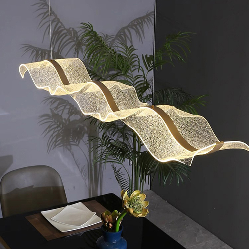 Modern Wave LED Pendant Light  - Decor Lighting Fixtures review and price