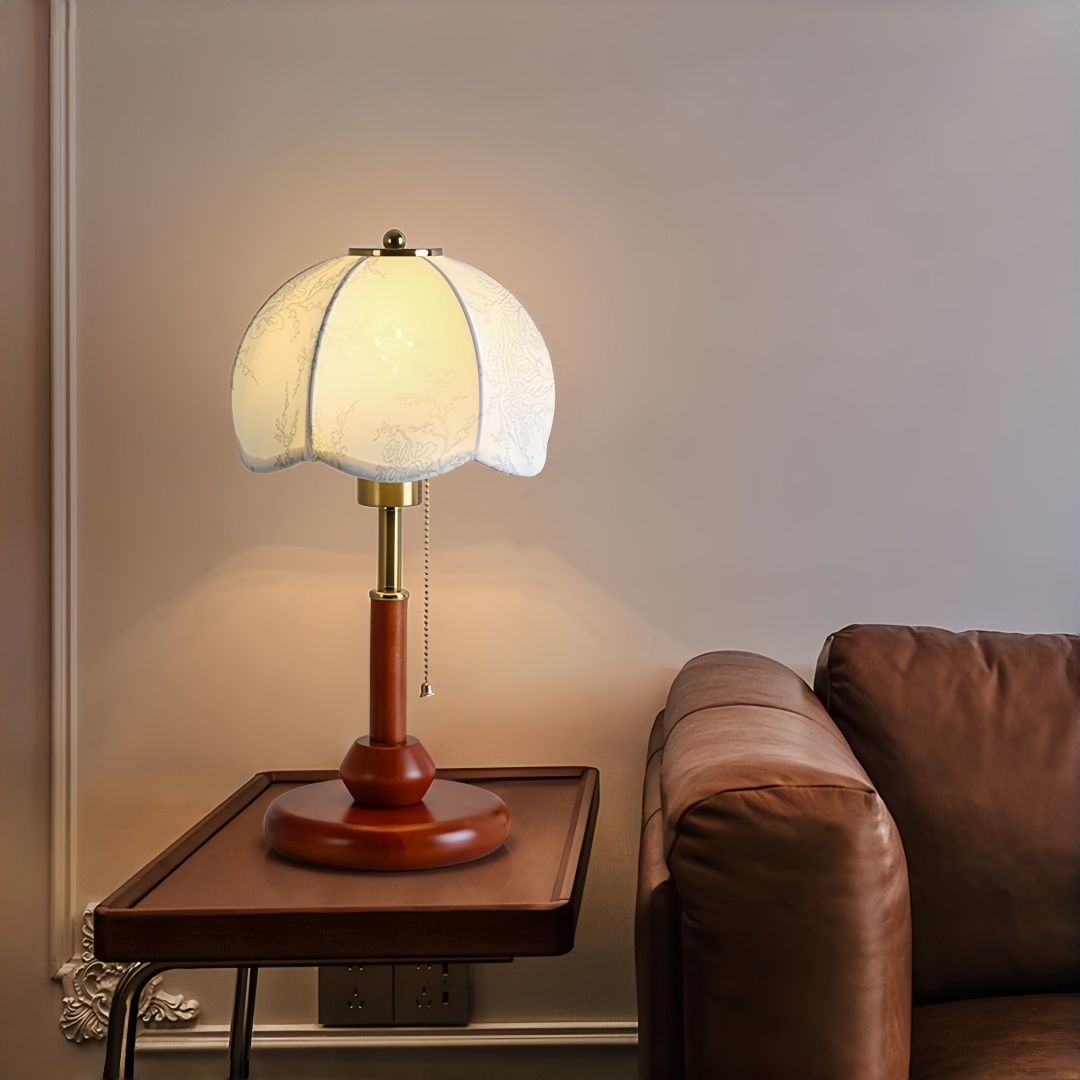 Vintage Scalloped Dome Table L - Room Decor Lighting Lamp review and price