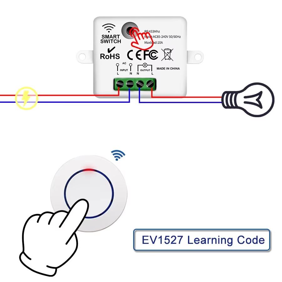 RF 433MHz Wireless Remote Cont - Touch Dimmer Lamp review and price