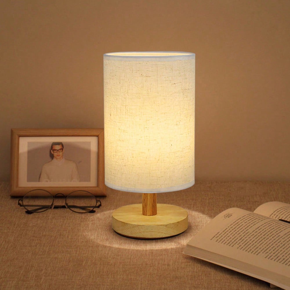 Modern Nordic Wooden And Fabri - Room Decor Lighting Lamp review and price