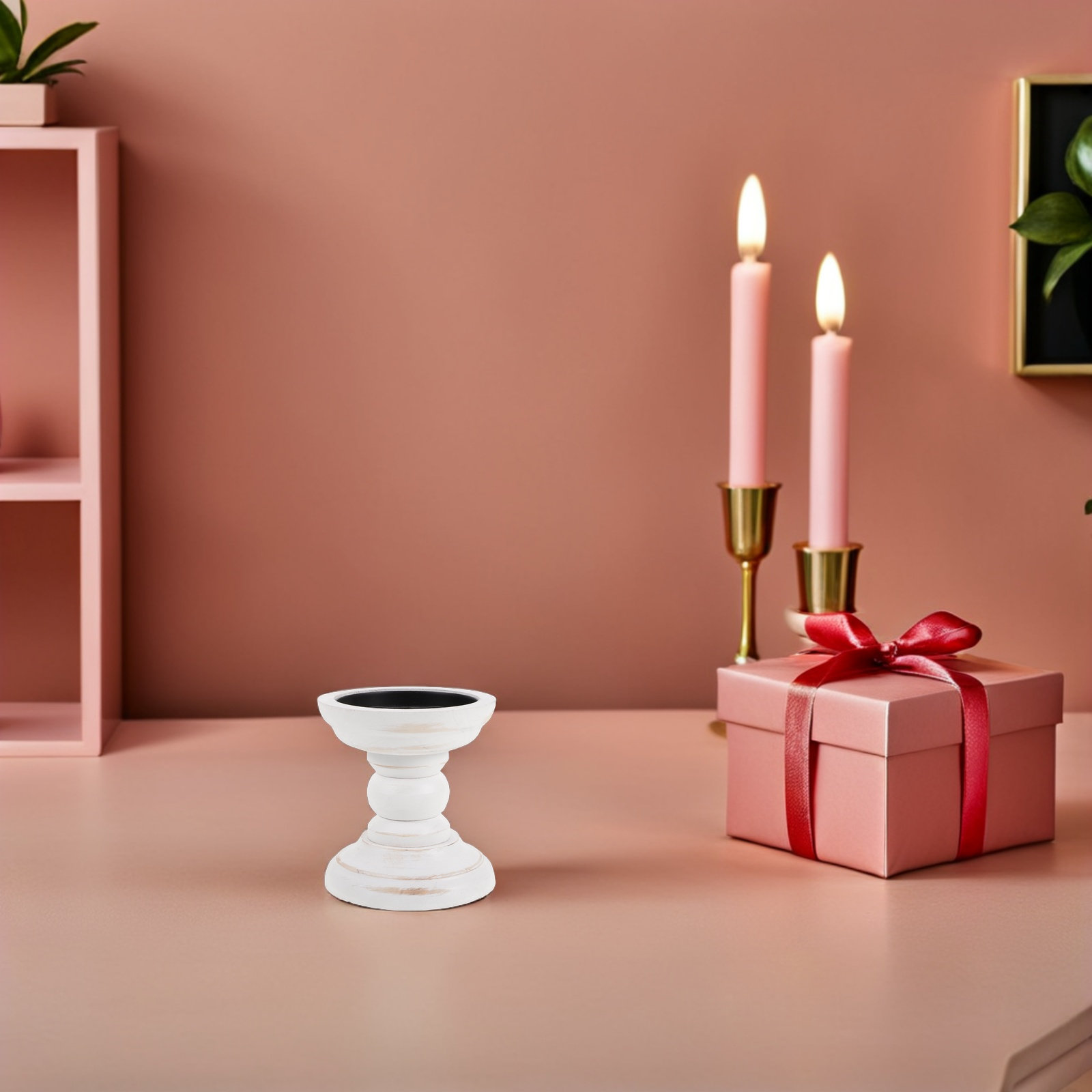 Wood Pillar Candle Holders 2 P - Candle Holder Set review and price