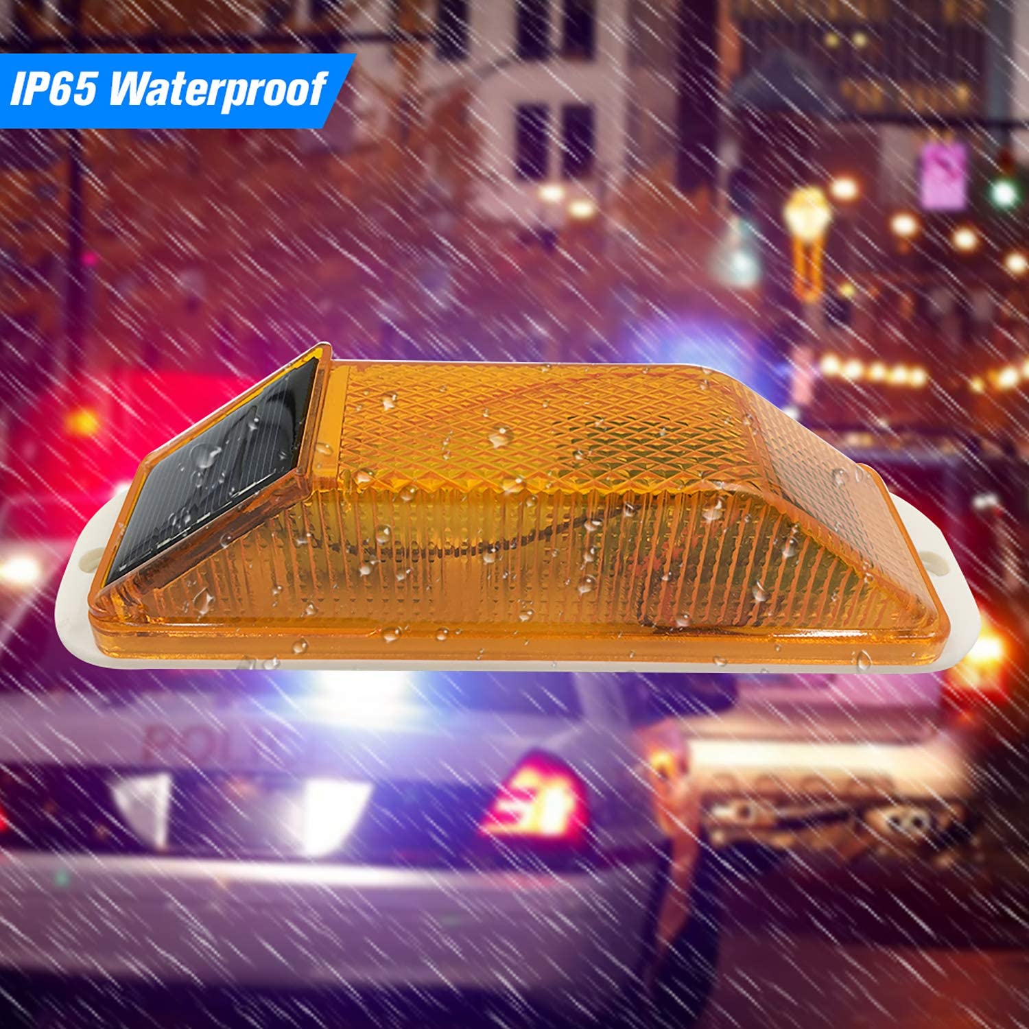 Solar Strobe Warning LED Lamp  - Touch Dimmer Lamp review and price