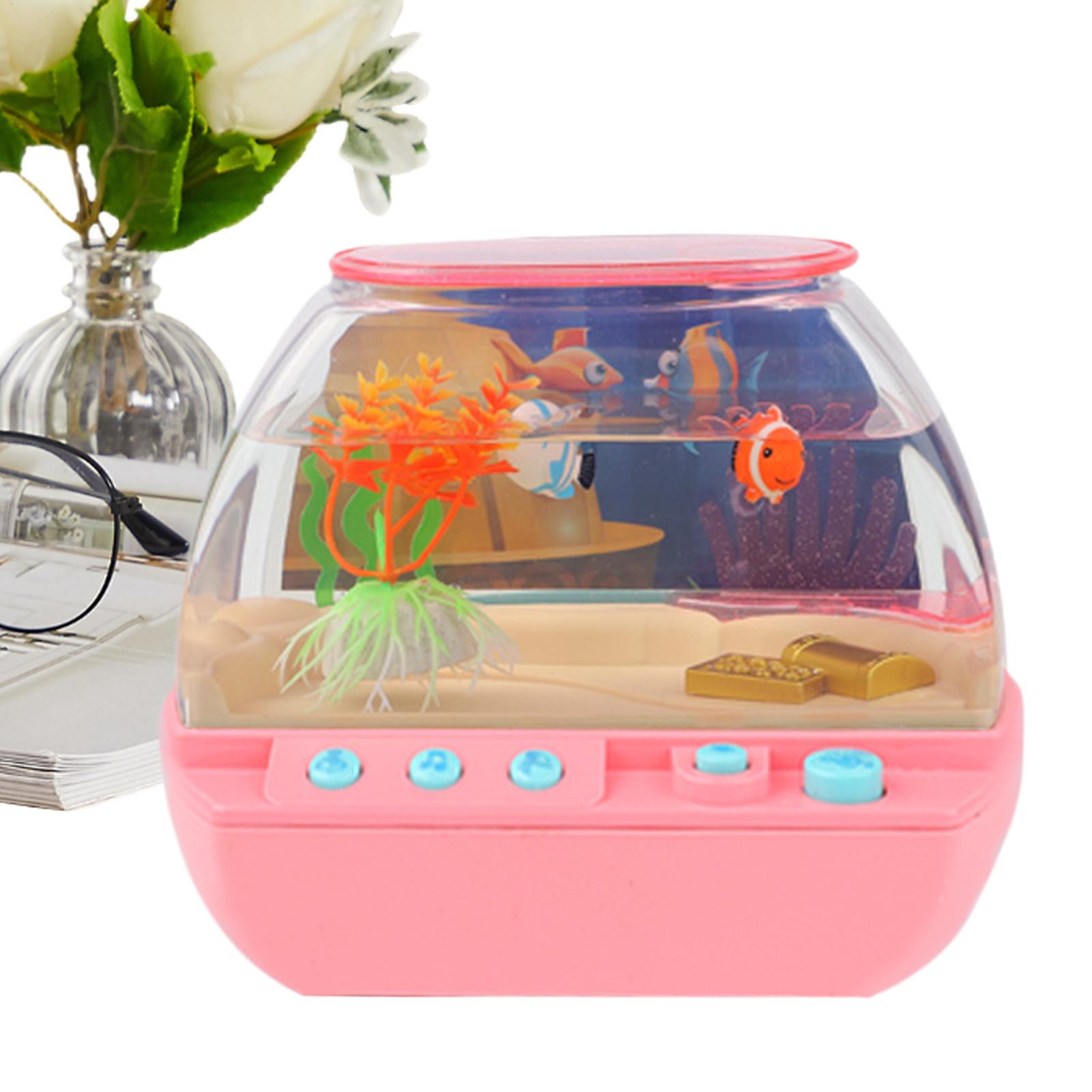 Toy Fish Tank Home Decoration  - Lighting Decor In Room review and price