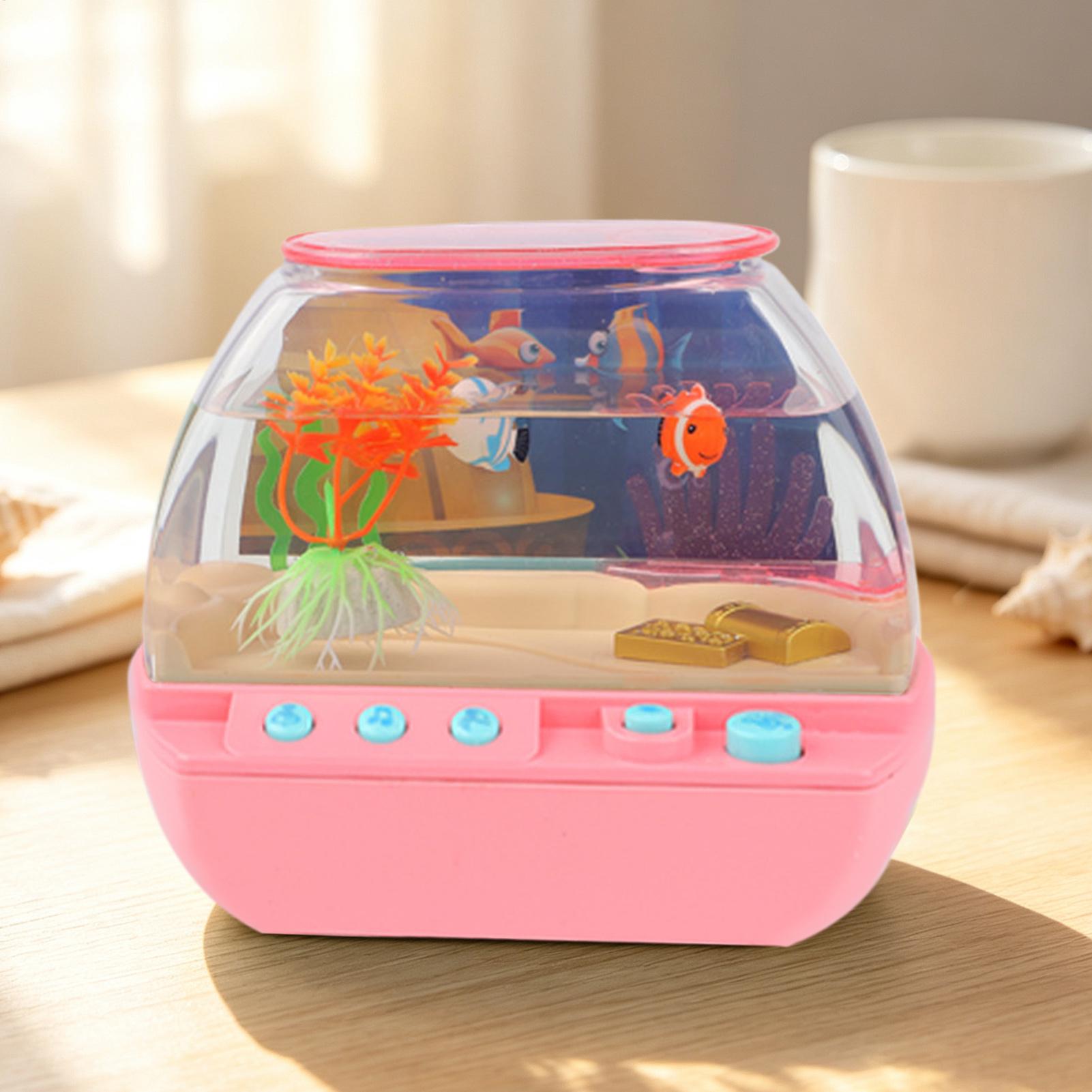 Toy Fish Tank Home Decoration  - Lighting Decor In Room review and price
