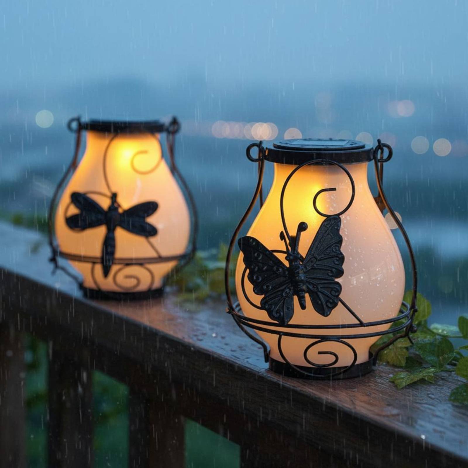 Solar Butterfly Lantern Waterp - Lighting Decoration Outdoor review and price
