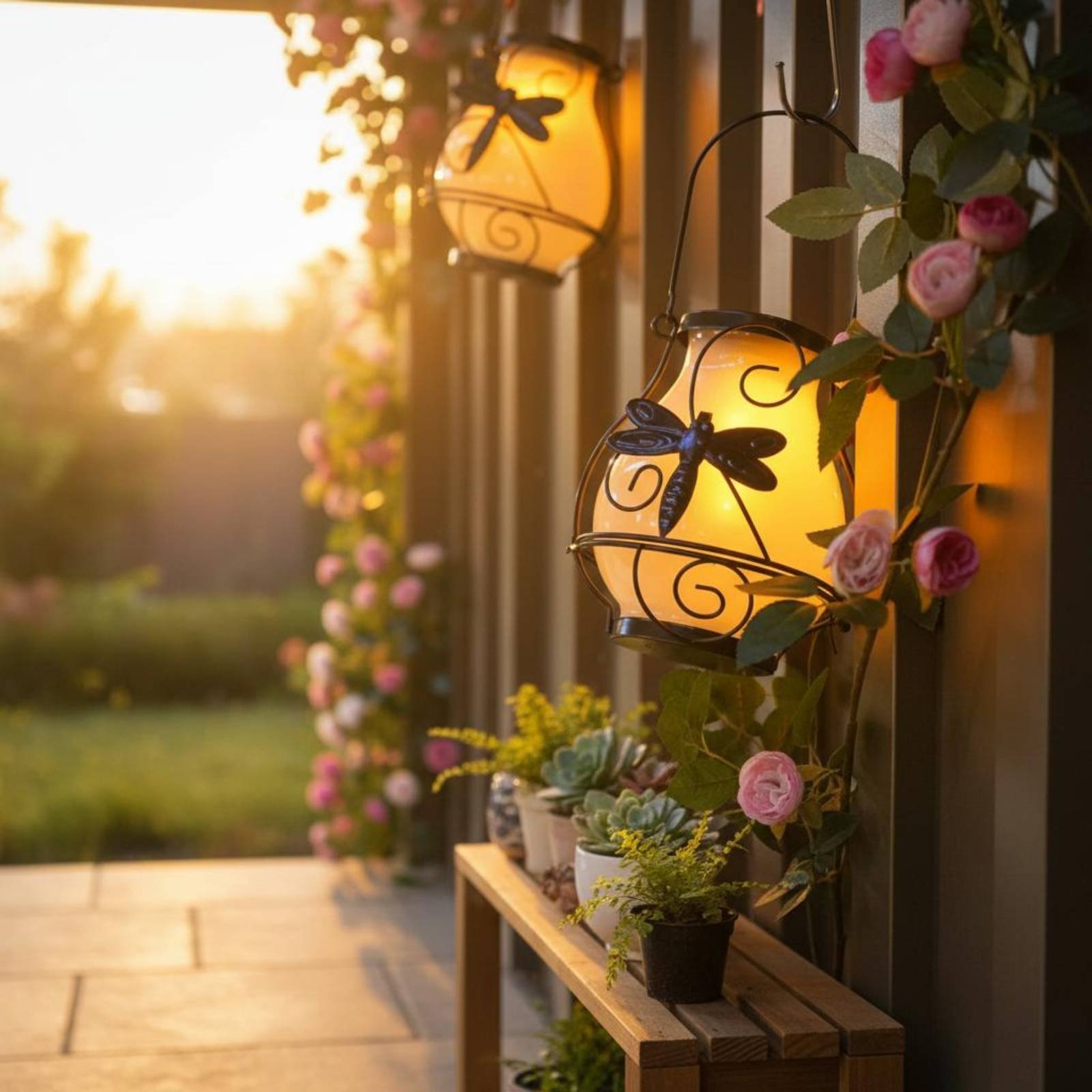 Solar Butterfly Lantern Waterp - Lighting Decoration Outdoor review and price