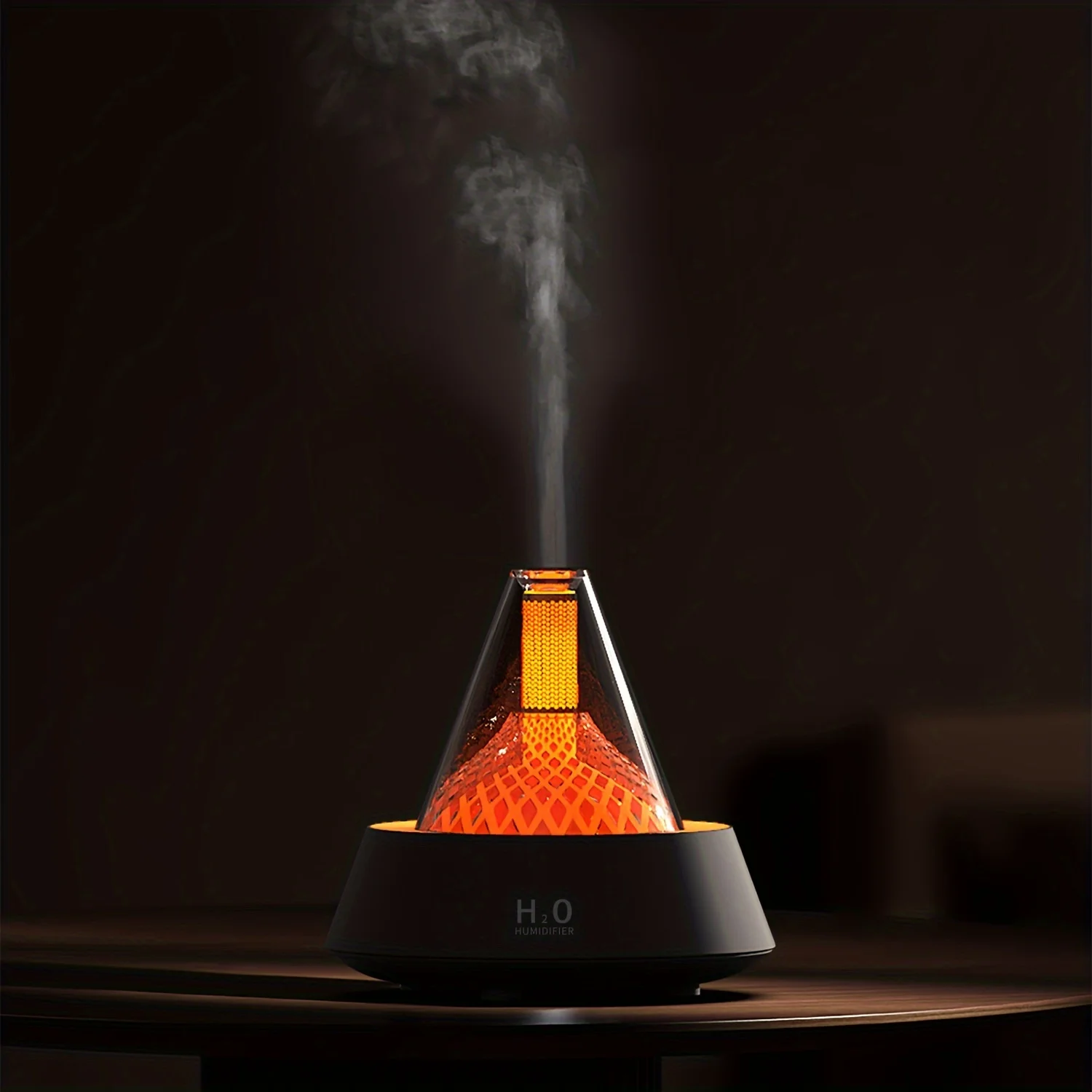 Volcano Humidifier Desktop Min - Lava Lamp Desktop review and price