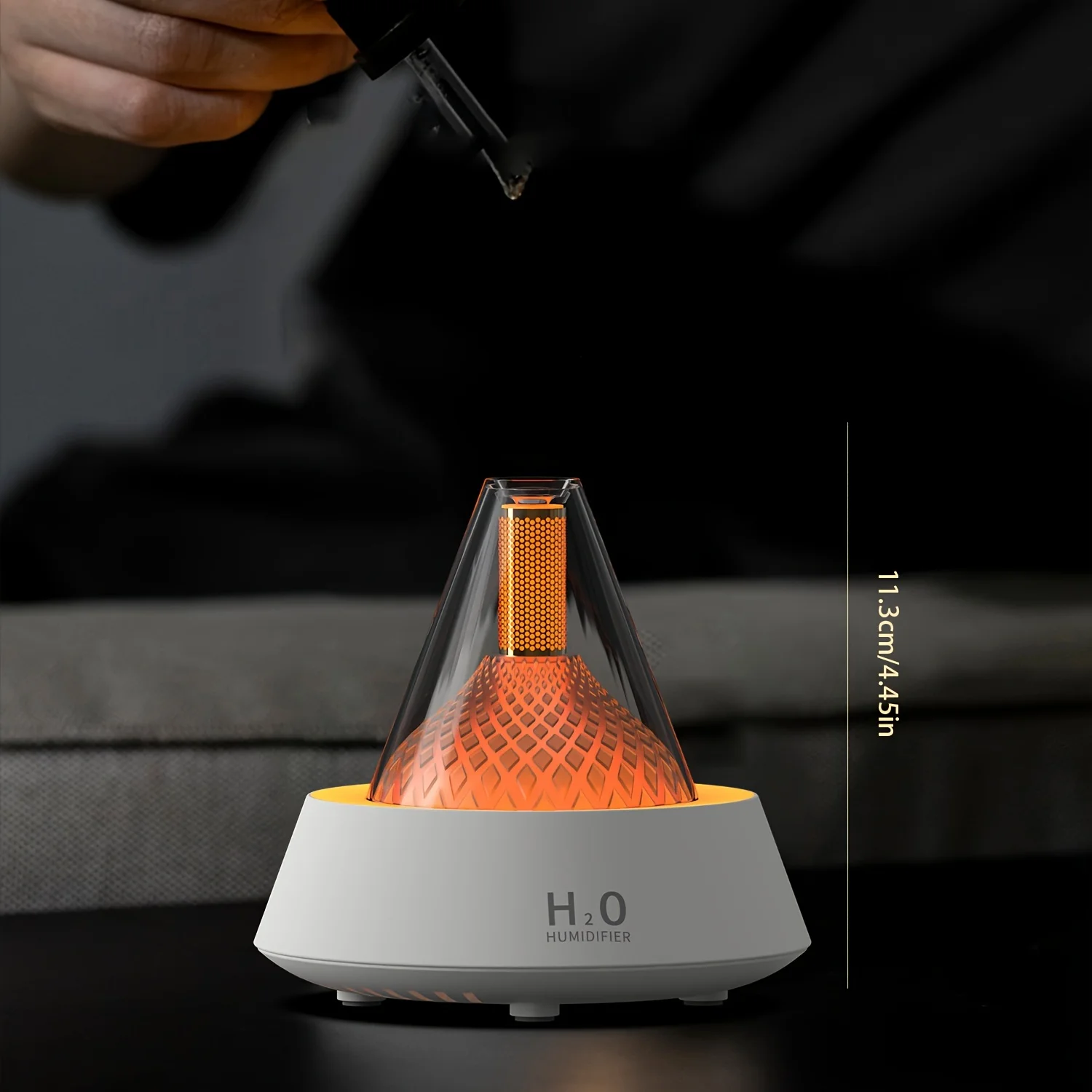 Volcano Humidifier Desktop Min - Lava Lamp Desktop review and price