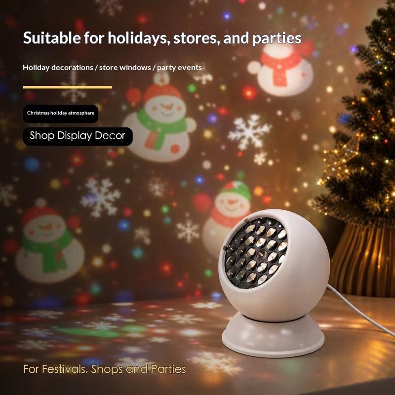 360° Rotating LED Snowflake Pr - Lighting Decoration Outdoor review and price