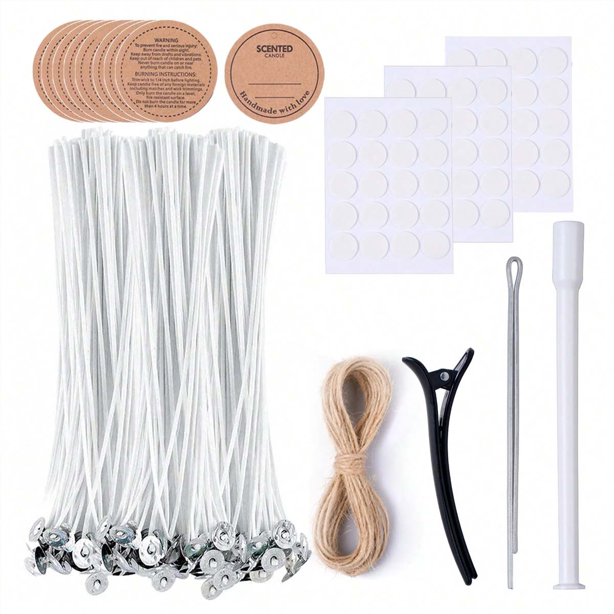 10cm 20cm Smokeless Candle Wic - Candle Holder Set review and price