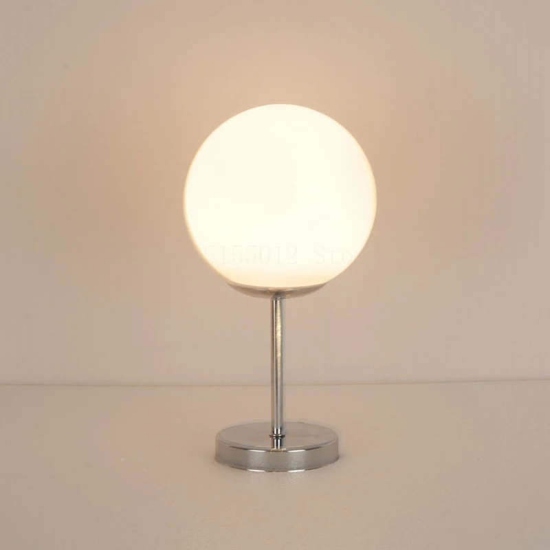 Simple White Glass Ball Table  - Lava Lamp Desktop review and price