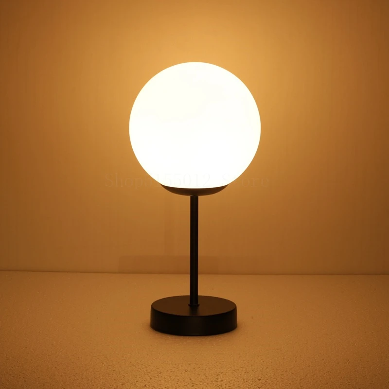 Simple White Glass Ball Table  - Lava Lamp Desktop review and price