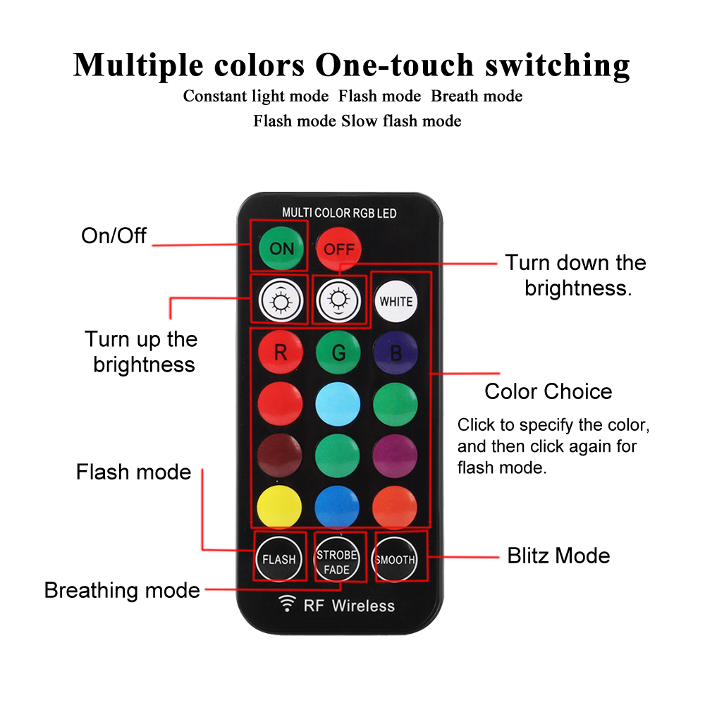 2pcs T10 LED Lights For Car RG - Touch Dimmer Lamp review and price