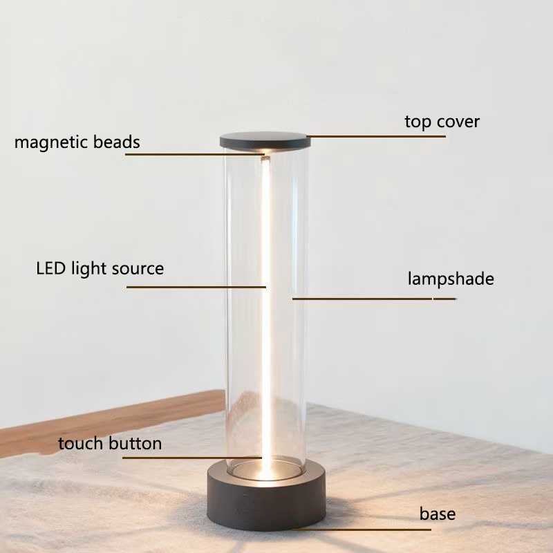 Wireless Portable LED Desk Lam - Touch Dimmer Lamp review and price
