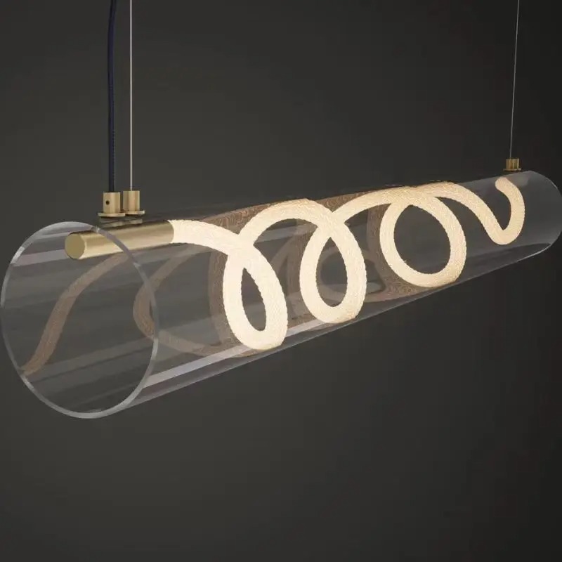 Nordic Long Tube Chandelier Li - Decor Lighting Fixtures review and price