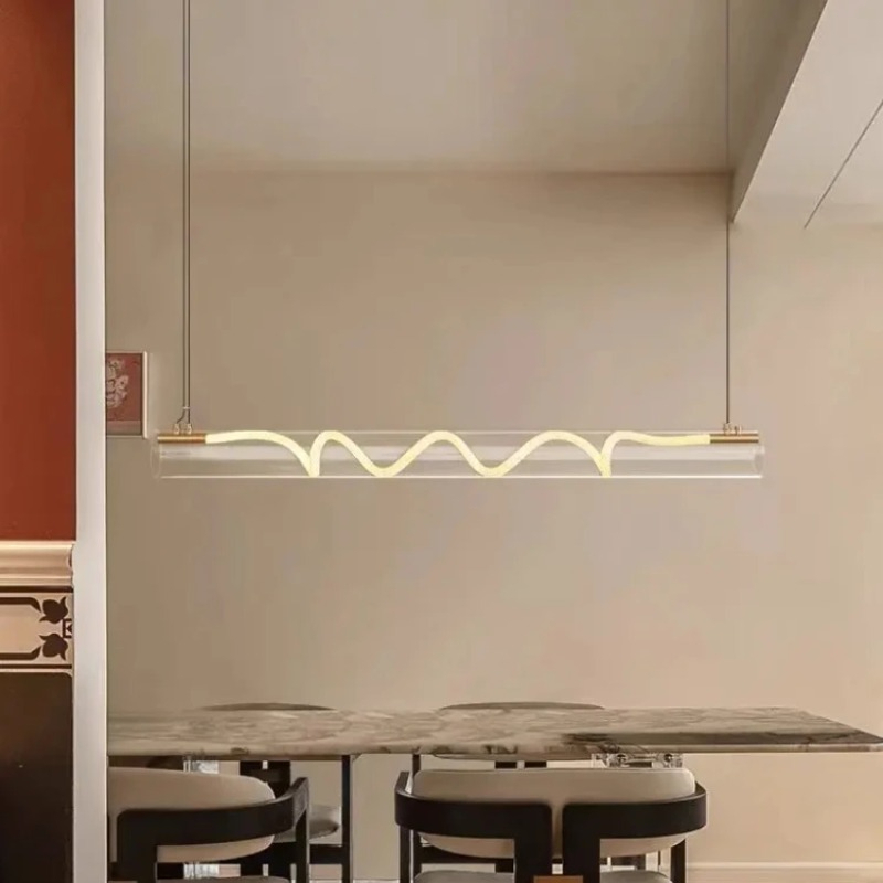 Nordic Long Tube Chandelier Li - Decor Lighting Fixtures review and price