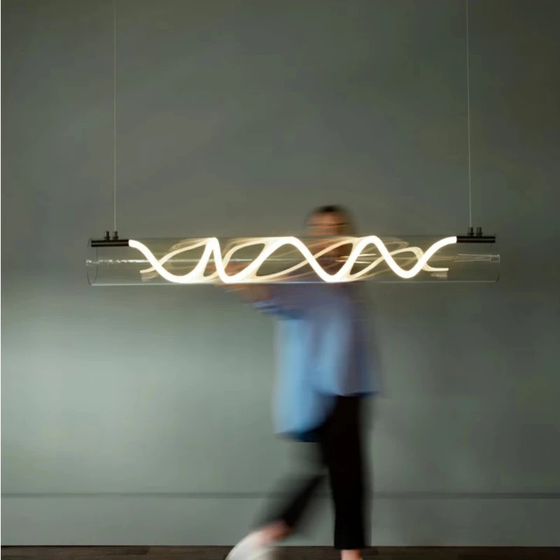 Nordic Long Tube Chandelier Li - Decor Lighting Fixtures review and price