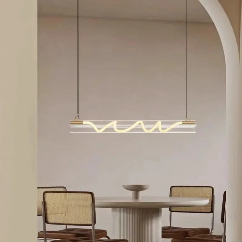 Nordic Long Tube Chandelier Li - Decor Lighting Fixtures review and price