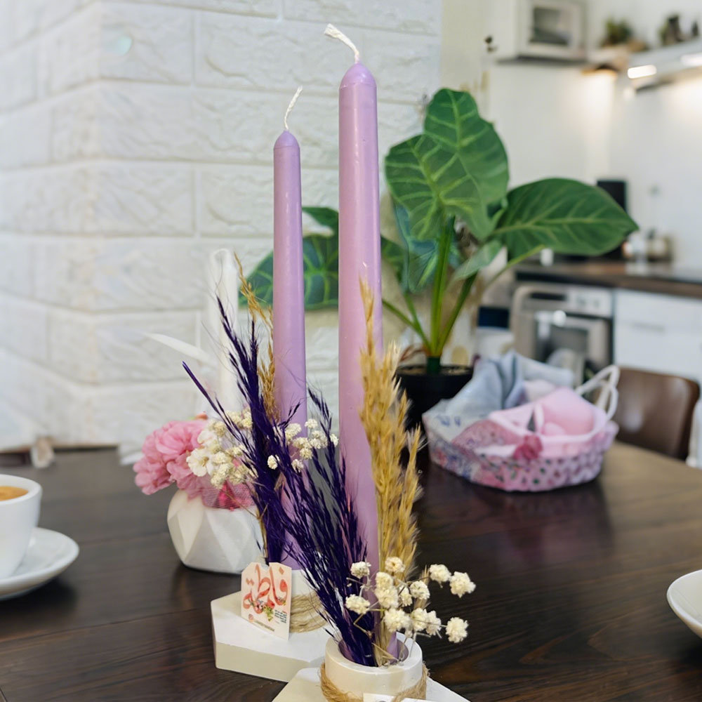 Simple Taper Pillar Acrylic Mo - Candle Holder Set review and price